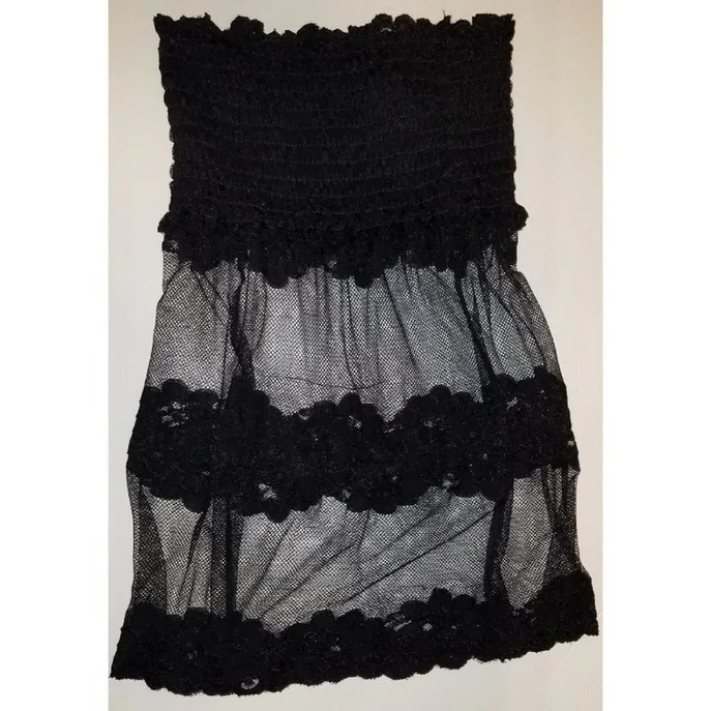Body Central See Through Lace Tube Top
